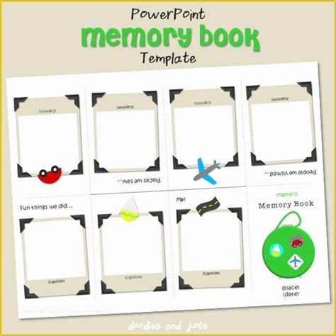 Free Printable Memory Book Templates