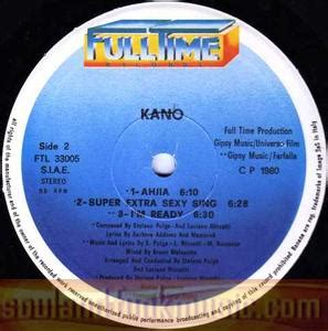 Album | Kano | Kano | Emergency Records | 7505 | US | 1980