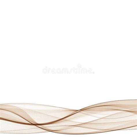 Brown Wave. Vector Layout for Advertising. Eps 10 Stock Vector ...