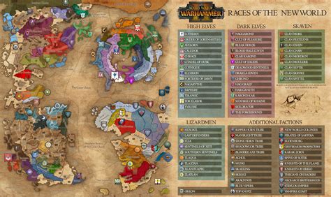 Total War: Warhammer 2 - Eye of the Vortex campaign map image