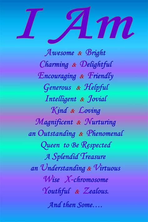 I AM Affirmations Alphabet Affirmations for women men