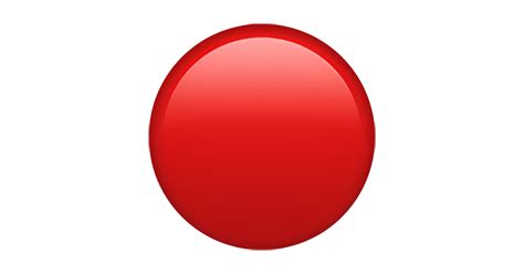 🔴 Círculo rojo Emoji — Significado, copiar y pegar, combinaciónes