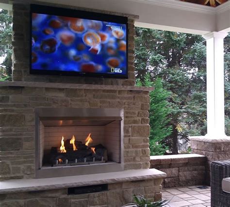 36" Outdoor Gas Fireplace Electronic Ignition | Fine's Gas