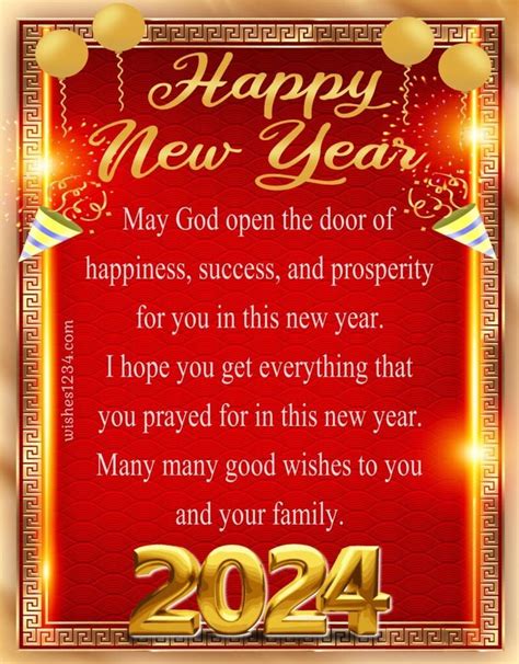 80+ Happy New Year 2024 Wishes and Images | New year wishes images ...