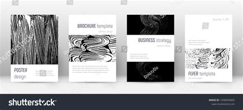 Cover Page Design Template Minimalistic Brochure Stock Vector (Royalty ...