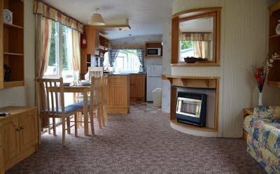 Two bedroom caravan on Highfield Grange Holiday Park in Essex