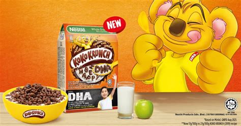 Nestlé Koko Krunch now comes with DHA - Mini Me Insights