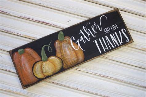 Fall Wood Sign Thanksgiving Wood Sign Fall Decor by TinSheepShop Fall ...