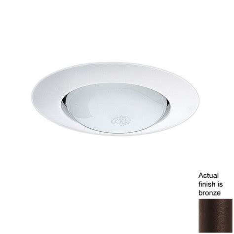 Nicor Lighting Bronze Open Recessed Light Trim (Fits Housing Diameter: 6-in) in the Recessed ...