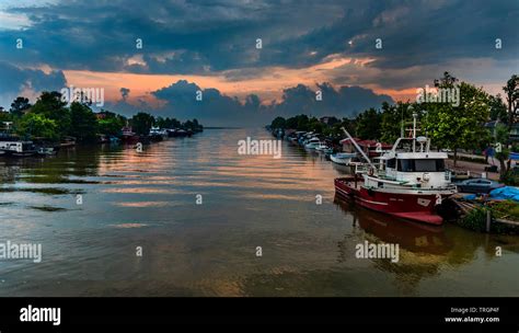 where it flows into the Black Sea of the Sakarya River, Karasu Sakarya ...