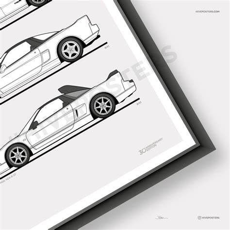 Honda Type R History Poster - Etsy