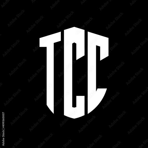 TCC letter logo design. TCC modern letter logo with black background. TCC creative letter logo ...