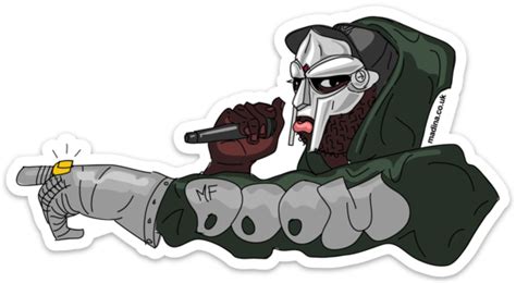 MF DOOM Hip-Hop Stickers drop! - Madina