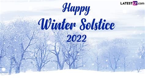 Festivals & Events News | Happy First Day of Winter 2022 Images, Winter Solstice Greetings ...