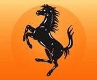 Ferrari Horse Logo Vector Art & Graphics | freevector.com