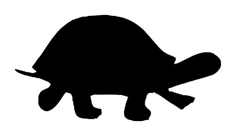 Clipart - Silhouette - turtle