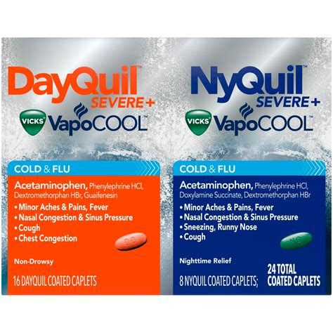 VICKS NYQUIL/DYQUIL SEVERE24C BUNDLE - Health & Wellness - Medicine Cabinet - Cough, Cold & Flu