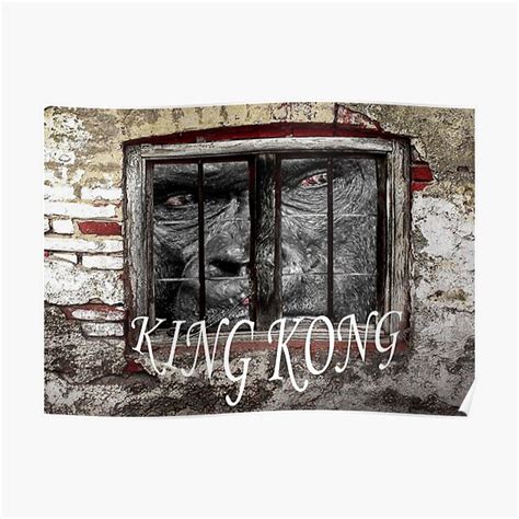 "King Kong - King Kong person " Poster for Sale by WaelAbbass | Redbubble