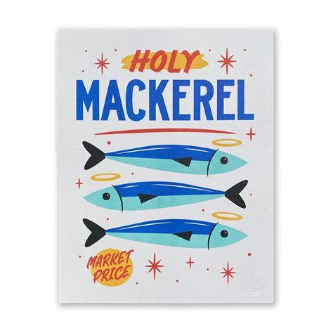 Holy Mackerel Print — Holy Smokes Supply Co.