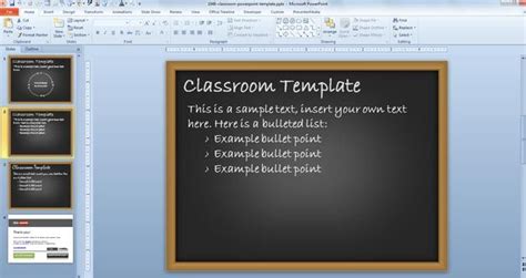 Free Classroom PowerPoint Template & Presentation Slides