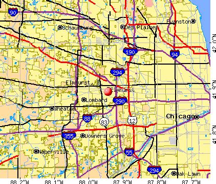 Elmhurst, Illinois (IL 60126) profile: population, maps, real estate, averages, homes ...