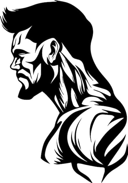 Premium Vector | Strong man tattoo illustration