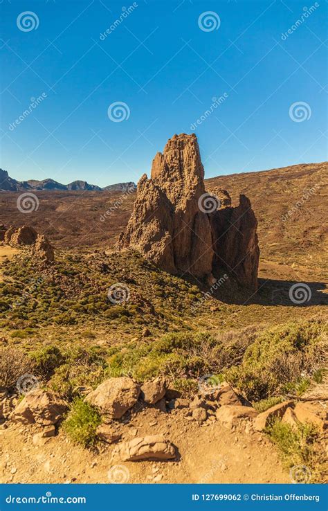 Volcano Teide and Lava Scenery in Teide National Park Stock Photo - Image of national, beach ...