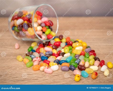 Jelly Beans in jar stock image. Image of green, candy - 107900371