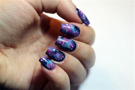 Lacquerstyle.com: Galaxy Nails Take 3 + New YouTube Tutorial!