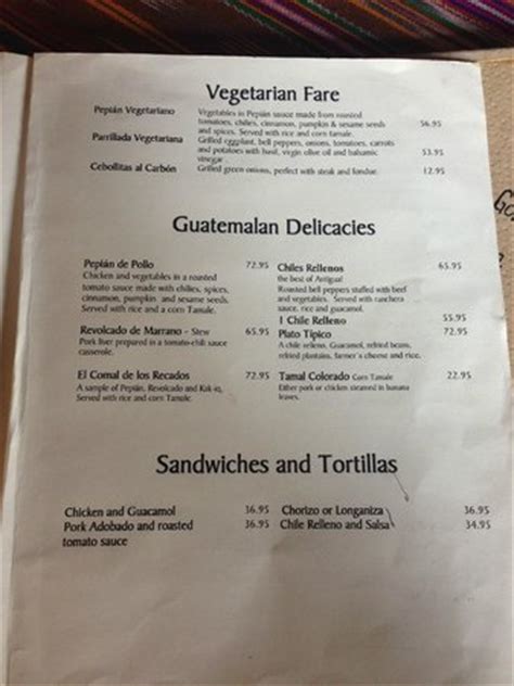 El Antiguo Camino Real Menu - Servicio De Citas En Oviedo