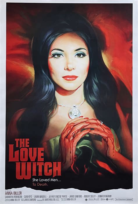 Original The Love Witch Movie Poster - Anna Biller - Samantha Robinson