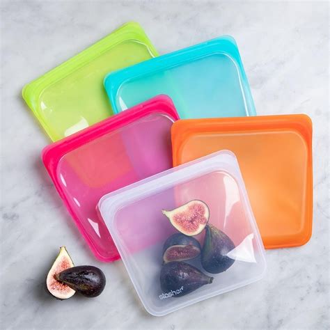 Stasher Reusable Sandwich Bag (Raspberry) | Kitchen Stuff Plus