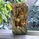 Outdoor Indoor Tree Trunk Water Fountain with LED Lights Resin Waterfall - On Sale - Bed Bath ...
