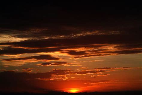 Sunset over White Rock Lake near Dallas