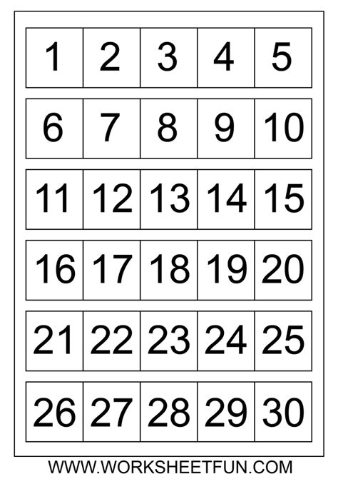 Numbers | Worksheetfun - Free Printable Worksheets | PrintableMultiplication.com