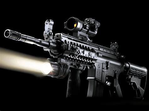 Download Man Made Assault Rifle HD Wallpaper