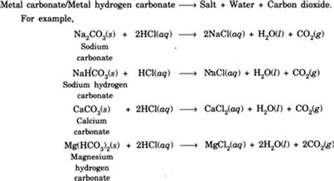 Write A Balanced Equation For The Reaction Of Sodium Hydrogen Carbonate And Hydrochloric Acid ...