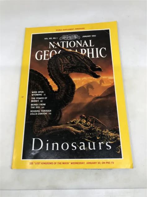 NATIONAL GEOGRAPHIC MAGAZINE January 1993 £11.97 - PicClick UK