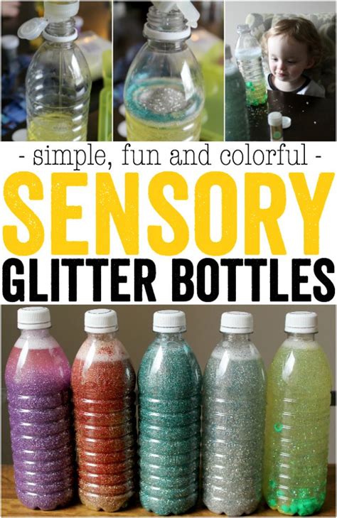 Sensory Glitter Bottles