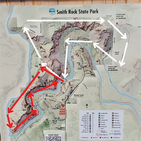 Smith Rock State Park Map