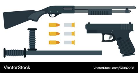 What types of guns do police use - onlyper