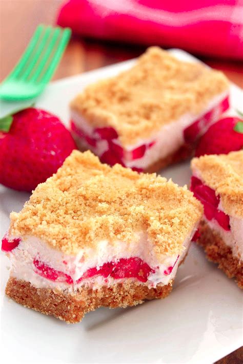 Strawberry Shortcake Bars - Baking Beauty