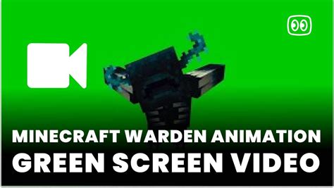 Minecraft warden animation Green Screen - Free MP4 Download