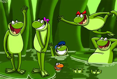 Frog Family by BluebottleFlyer on DeviantArt