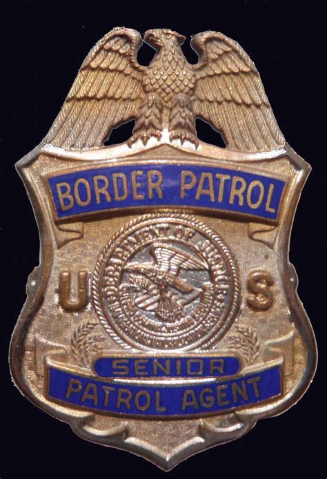 USBP Senior Patrol Agent pre-1985