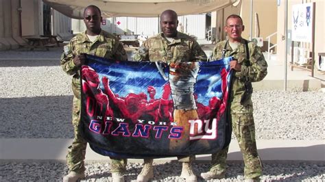 DVIDS - Video - Kandahar Airmen Greet NY Giants