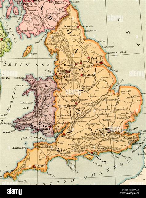 Historic Map Of England 1066