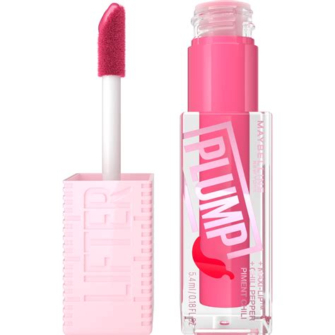 Maybelline Lifter Plump Lasting Lip Gloss, Pink Sting - Walmart.com