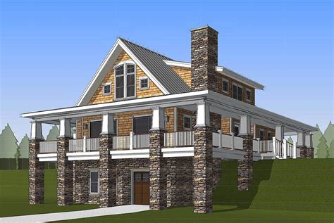 Plan 18287BE: Exclusive Adorable Cottage with Wraparound Porch | Exclusive house plan, House ...