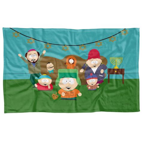 South Park Blanket, 36'x58' Kyle Hanukkah Fleece Blanket - Walmart.com